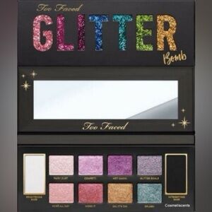 TOO FACED GLITTER BOMB PALETTE. Brand new never swatched or used